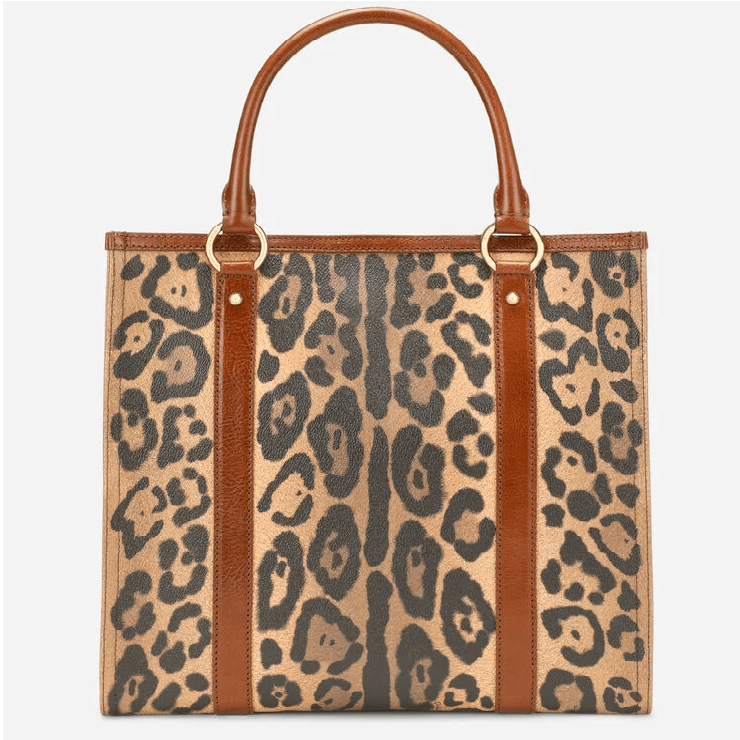 Túi Dolce & Gabbana Crespo Shopper 'Leopard Print' BB2307AW384HYNBM - Ảnh 4