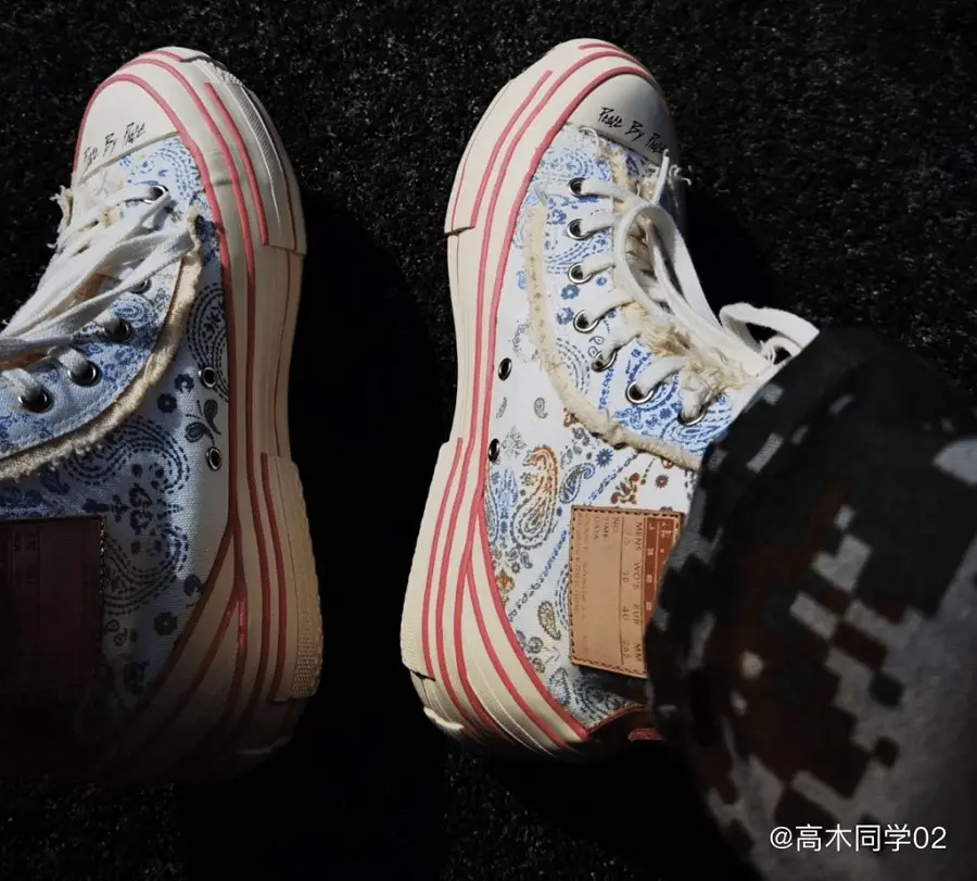 Giày xVESSEL G.O.P Highs Paisley F20X008YW - Ảnh 4