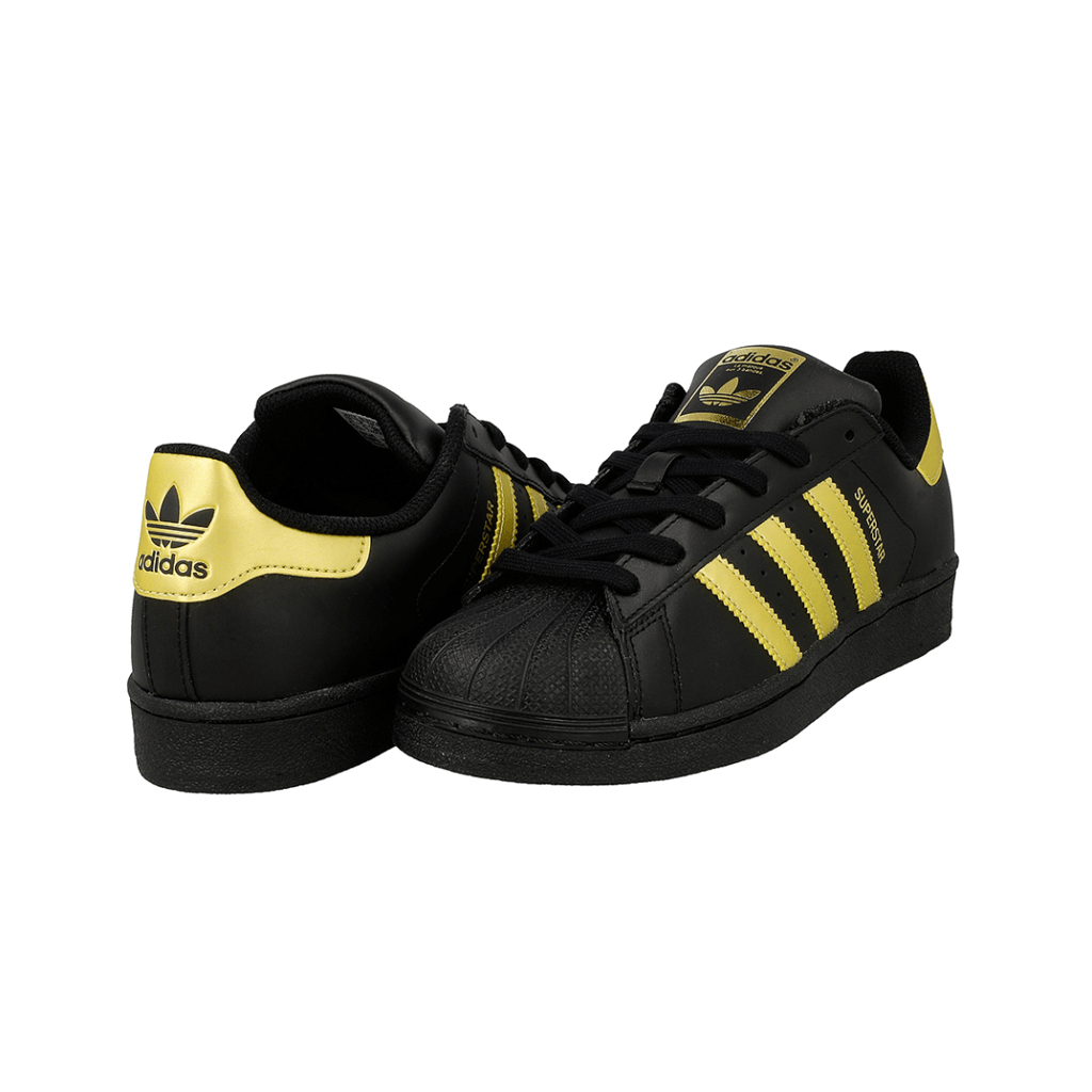 Giày Adidas Superstar J Cblack/Goldmt/Goldmt BB2871 - Ảnh 3