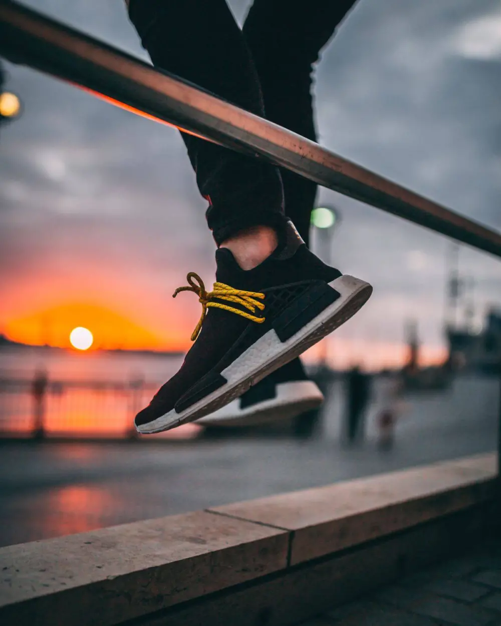 Giày Adidas NMD HU Pharrell Human 'Species Black' BB3068 - Ảnh 3