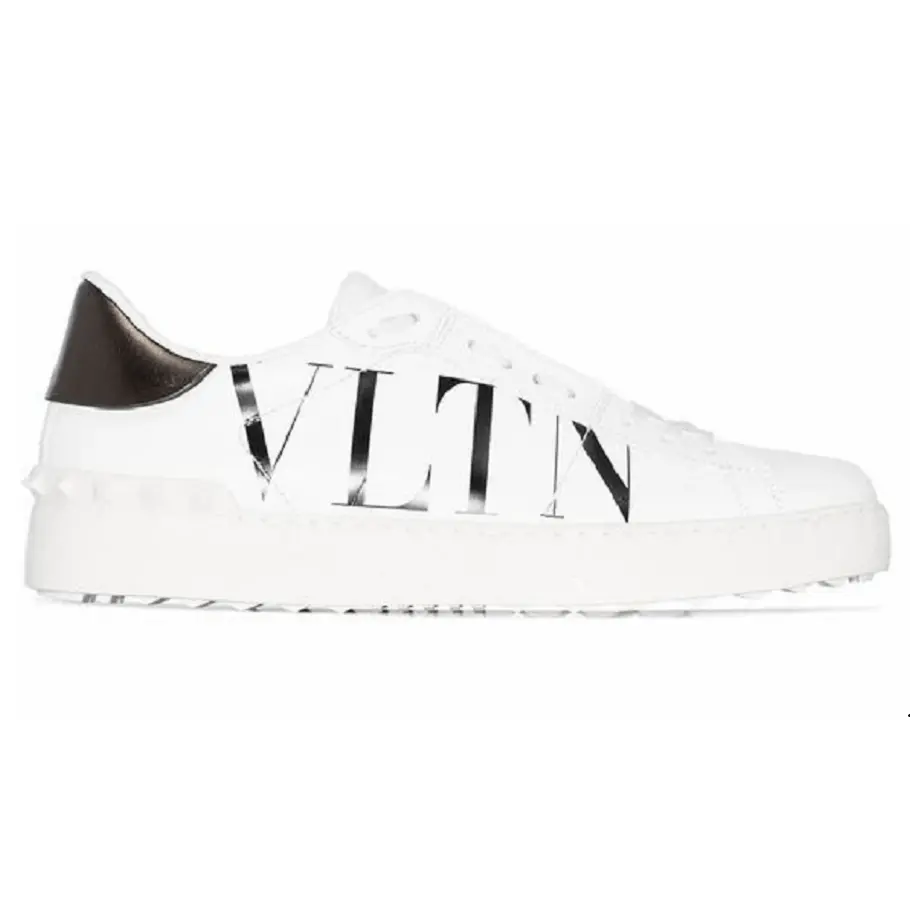 Giày Valentino Gavarani Women's White Leather Sneakers UW2S0781PSTA01