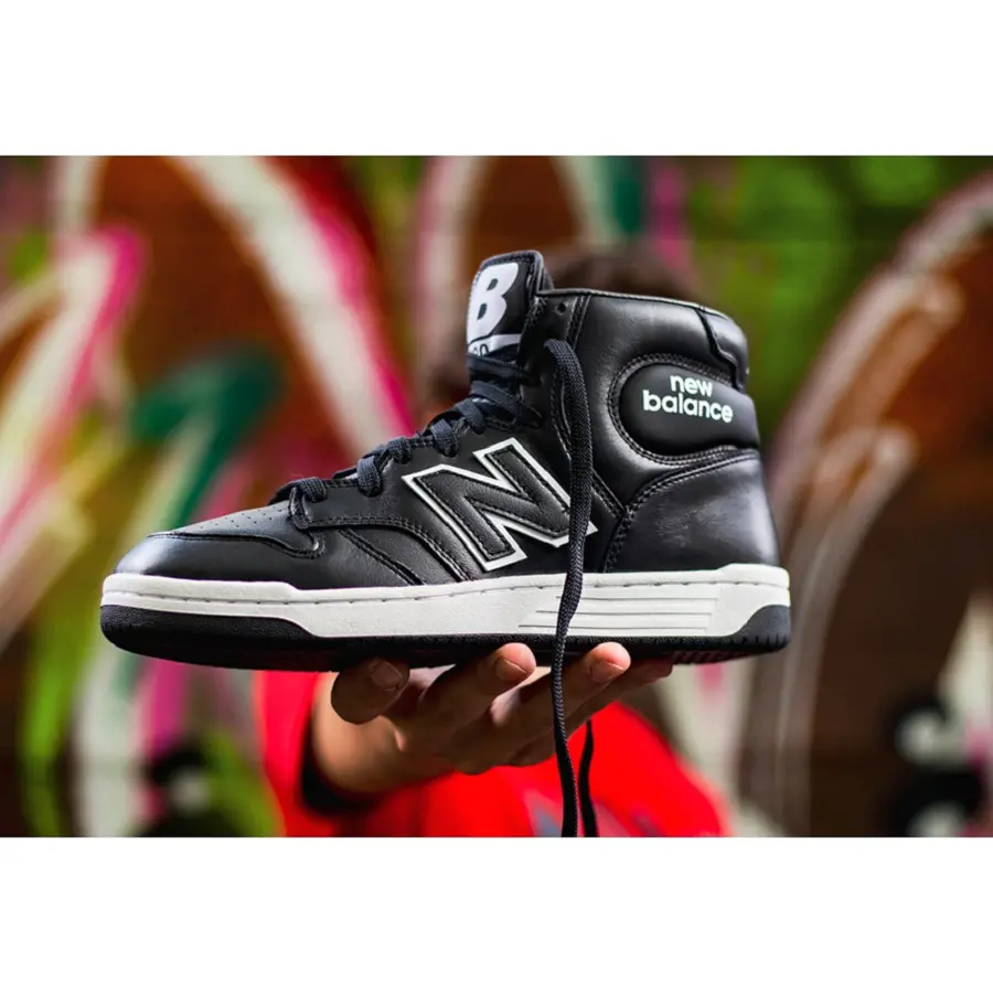 Giày New Balance 480 High 'Black' BB480HD - Ảnh 5