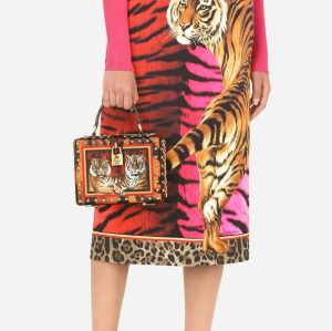 Alternative view of Túi Dolce & Gabbana Tiger-print Dolce Box Bag BB5970B5936HR3QL