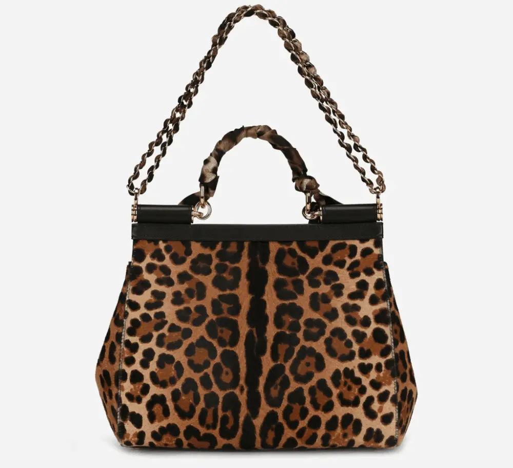 Túi Dolce & Gabbana Pony Hair 'Leopard Print' BB6002AY086HAALM - Ảnh 4