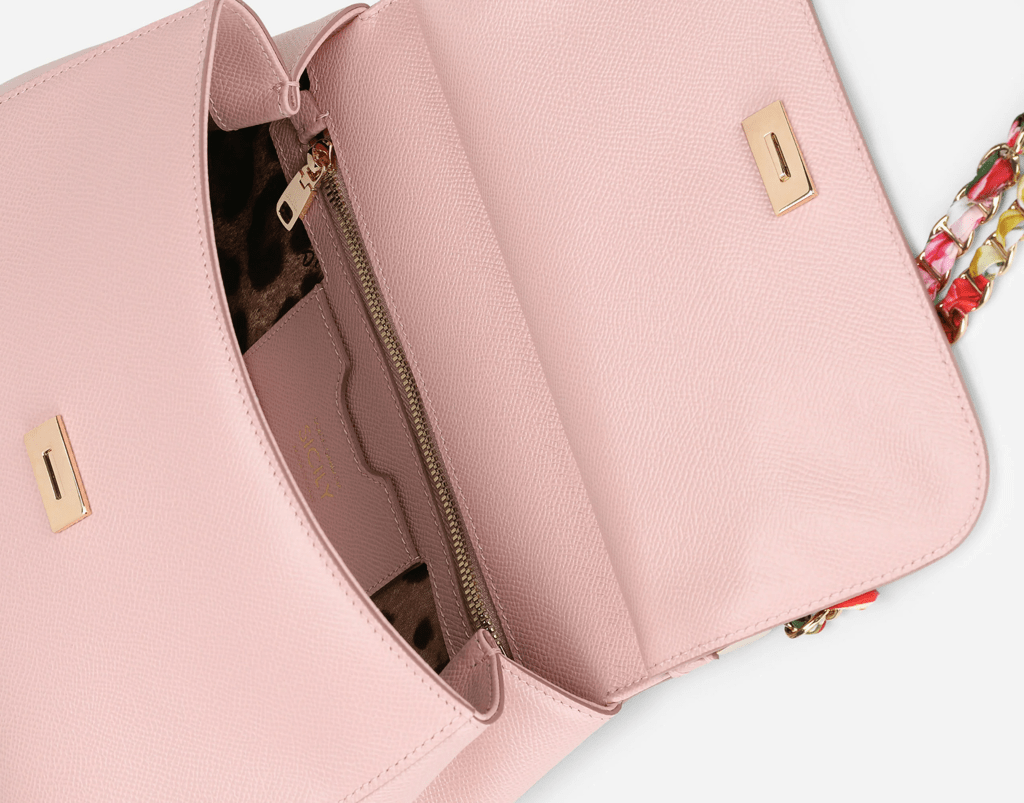 Túi Dolce & Gabbana Medium 'Scraf Pink' BB6002B58758H402 - Ảnh 5