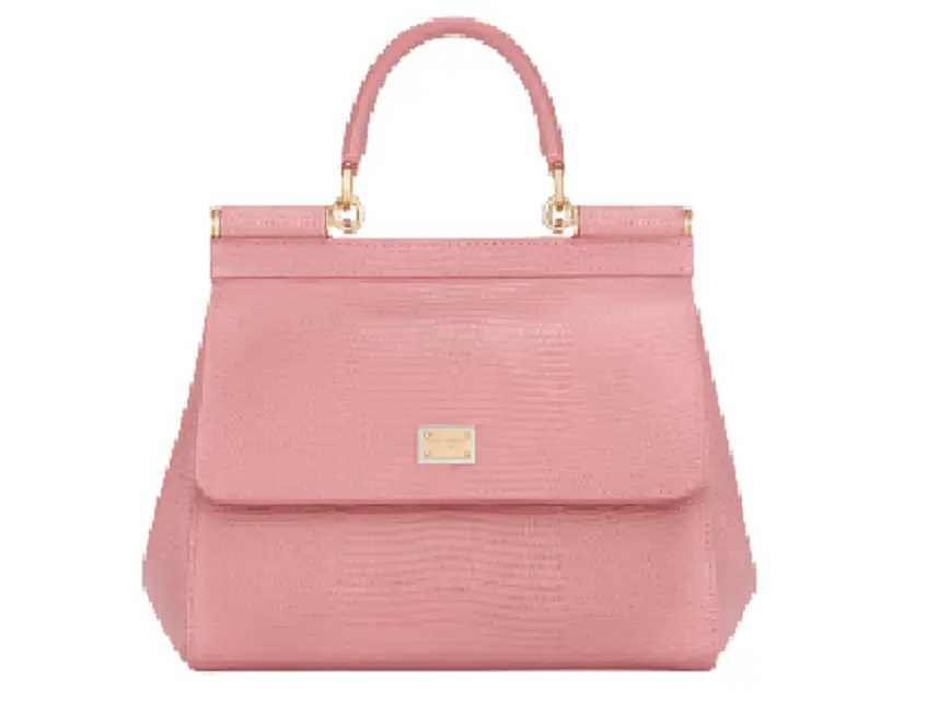 Túi Dolce & Gabbana Small Sicily Bag In Dauphine Calfskin 'Pink' BB6003A109587414