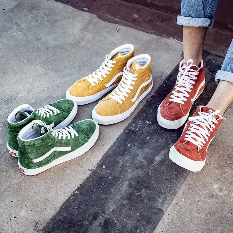 Alternative view of Giày Vans Sk8-Hi Suede 'Burnt Brick' VN0A4BV6V75