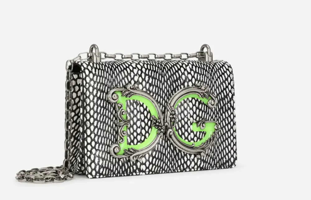 Túi Dolce & Gabbana Printed Elaphe DG Girls Bag BB6498AY05489697 - Ảnh 3
