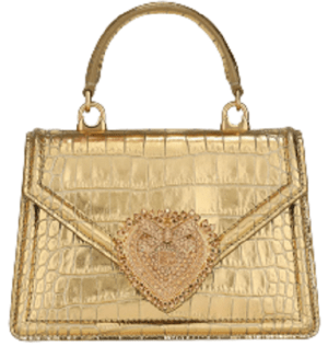 Túi Dolce & Gabbana Crocodile Print 'Gold' BB6711AQ6008H962