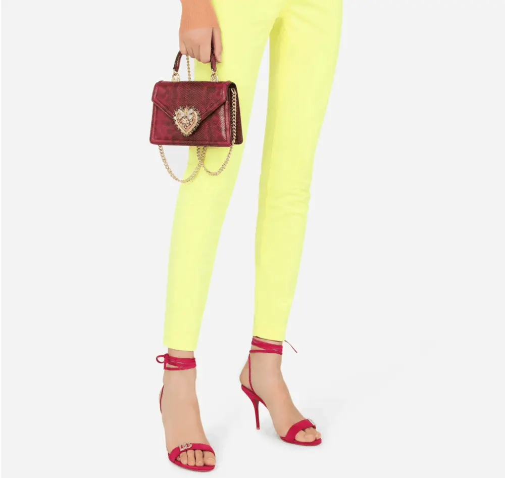 Alternative view of Túi Dolce & Gabbana Small Karung Devotion Bag 'Pink' BB6711AY06380411