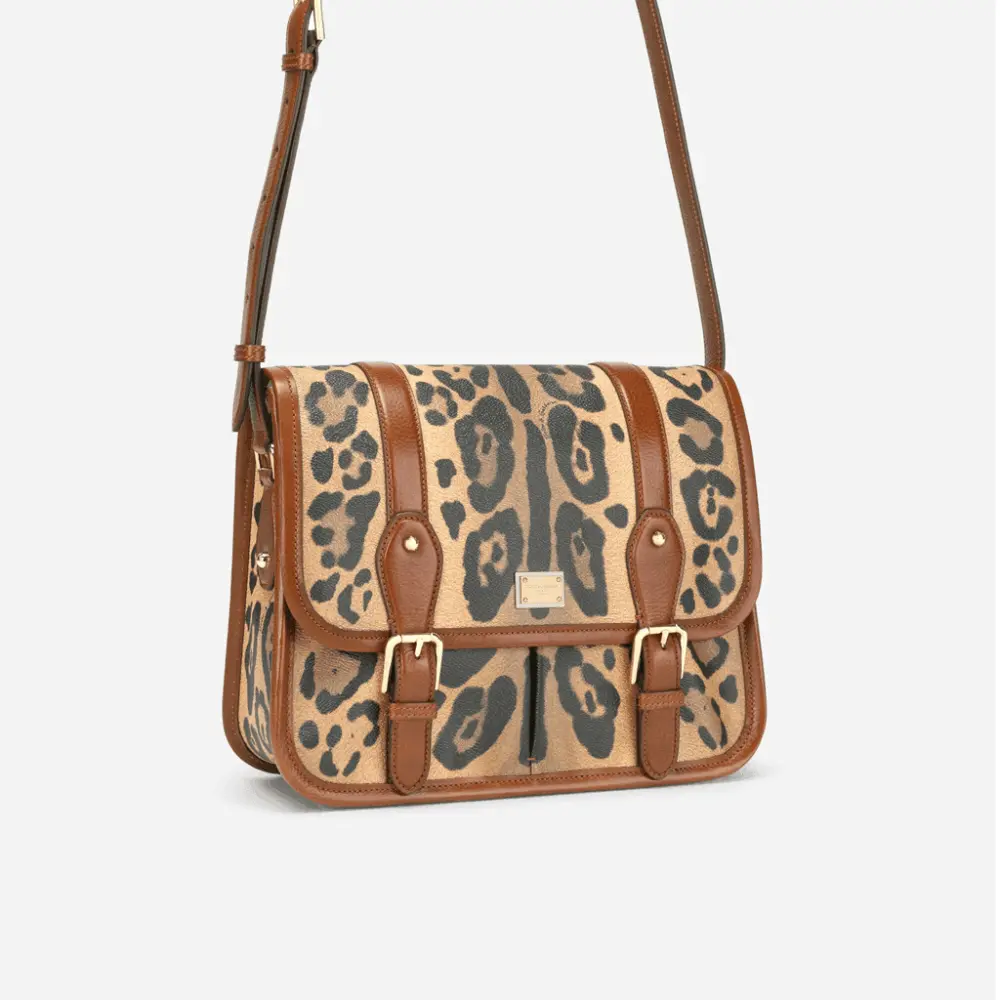 Túi Dolce & Gabbana Crespo 'Leopard Print' BB6817AW384HYNBM - Ảnh 3