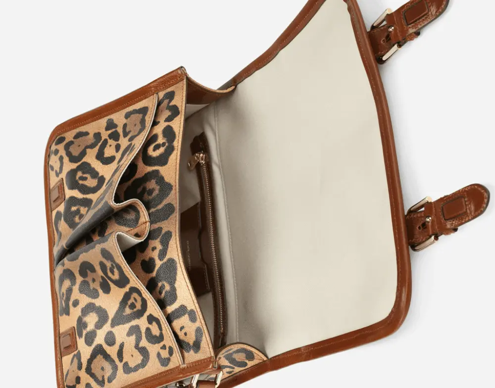 Túi Dolce & Gabbana Crespo 'Leopard Print' BB6817AW384HYNBM - Ảnh 5