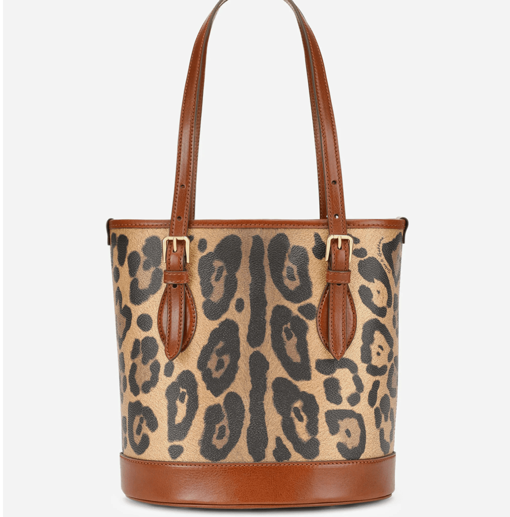 Túi Dolce & Gabbana Bucket 'Leopard' BB6830AW384HYNBM - Ảnh 4