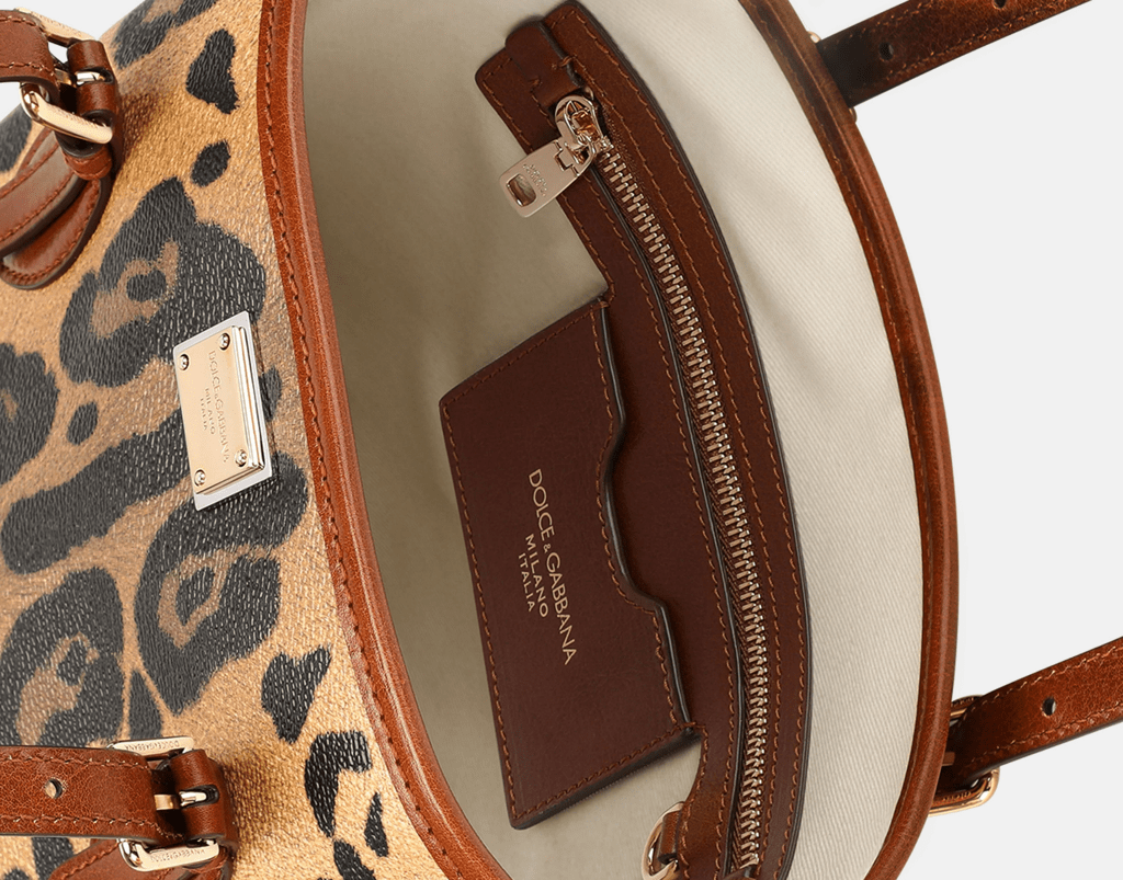Túi Dolce & Gabbana Bucket 'Leopard' BB6830AW384HYNBM - Ảnh 5