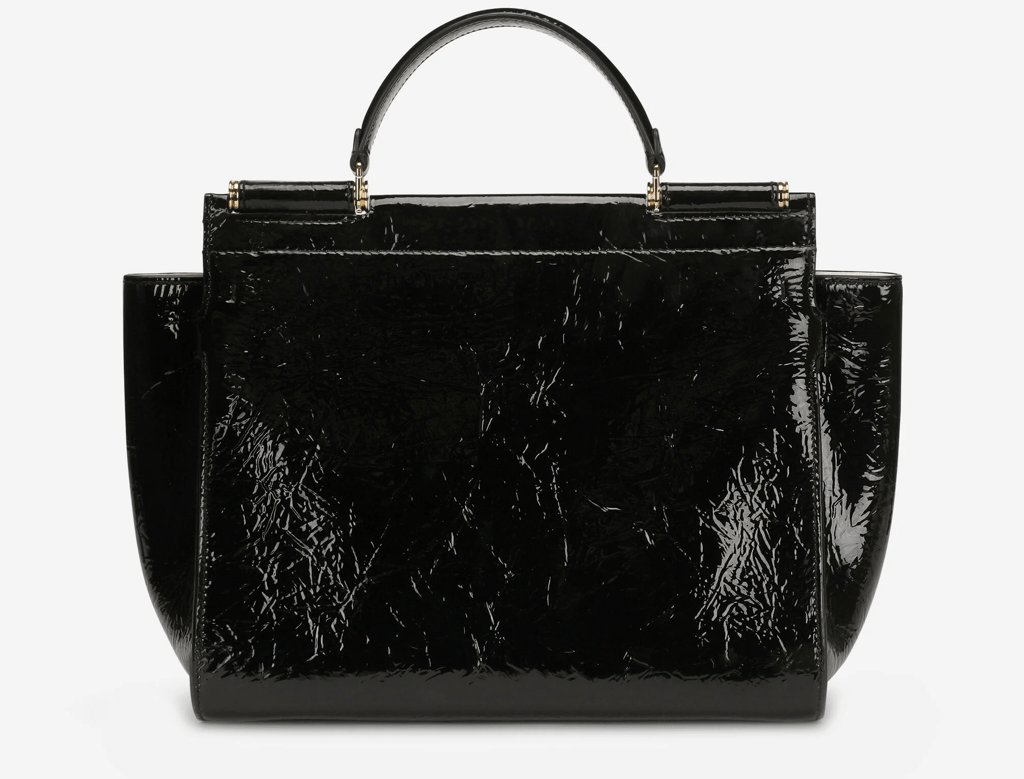 Túi Dolce & Gabbana Sicily 62 Leather 'Black' BB6891AY01980999 - Ảnh 4