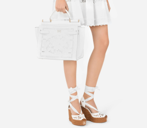 Alternative view of Túi Dolce & Gabbana Sicily 62 Calfskin 'White' BB6891AY20689642