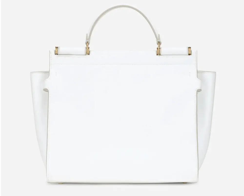 Túi Dolce & Gabbana Sicily 62 Calfskin 'White' BB6891AY20689642 - Ảnh 4