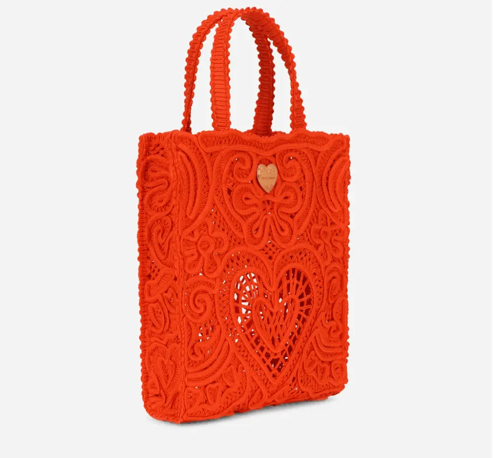 Túi Dolce & Gabbana Cordonetto 'Orange' BB6926AW71780244 - Ảnh 3