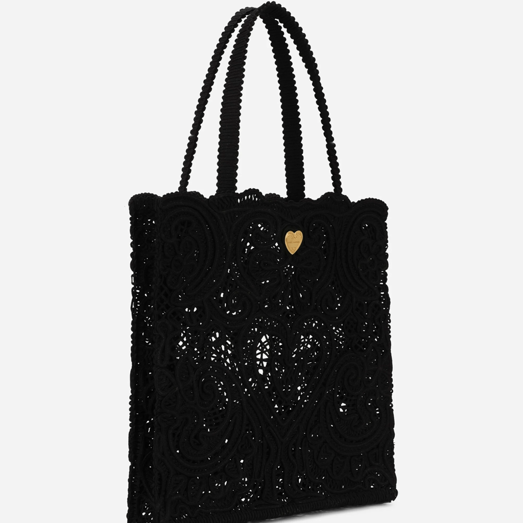 Túi Dolce & Gabbana Beatrice Shopper 'Black' BB6927AW71780999 - Ảnh 3