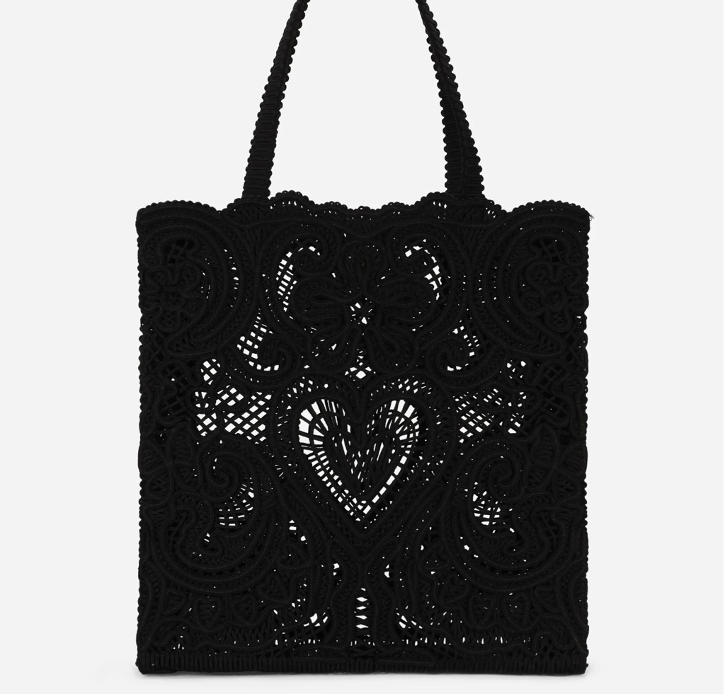 Túi Dolce & Gabbana Beatrice Shopper 'Black' BB6927AW71780999 - Ảnh 4