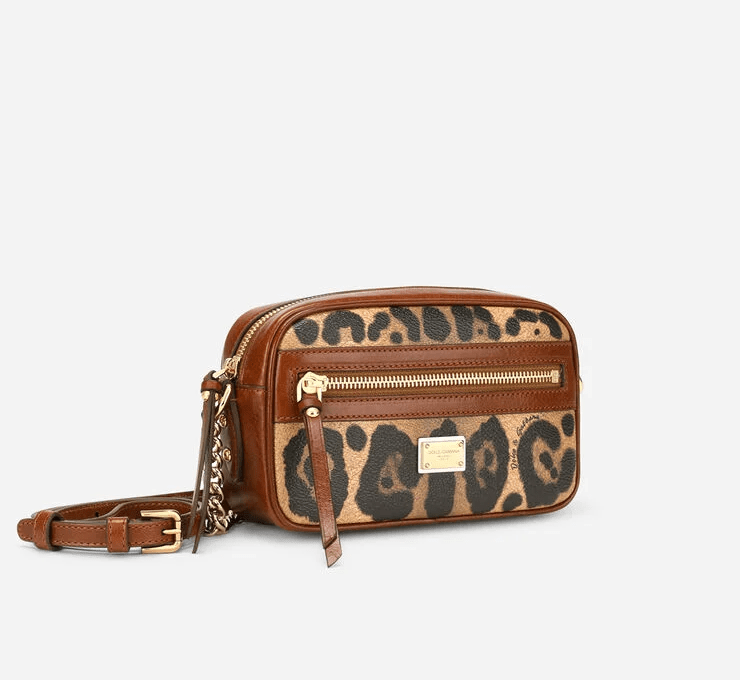 Túi Dolce & Gabbana Crespo 'Leopard Print' BB6931AW384HYNBM - Ảnh 3