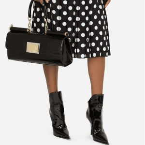 Alternative view of Túi Dolce & Gabbana 90s Sicily Bag In Shiny Calfskin 'Black' BB7007A103780999