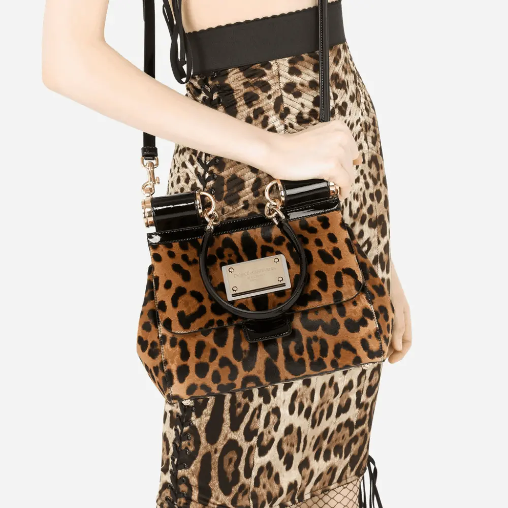 Alternative view of Túi Dolce & Gabbana Medium 90es 'Leopard Print' BB7018AQ291HAALM