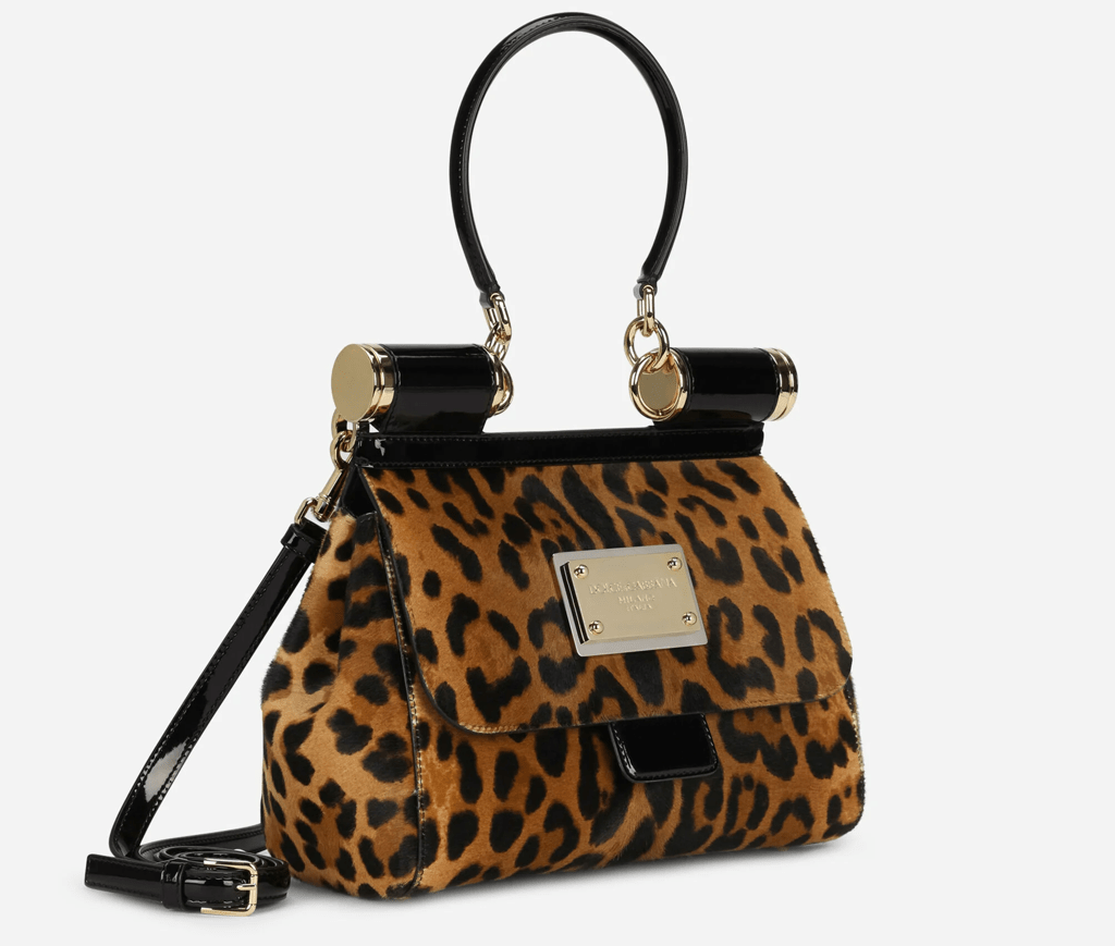 Túi Dolce & Gabbana Medium 90es 'Leopard Print' BB7018AQ291HAALM - Ảnh 3