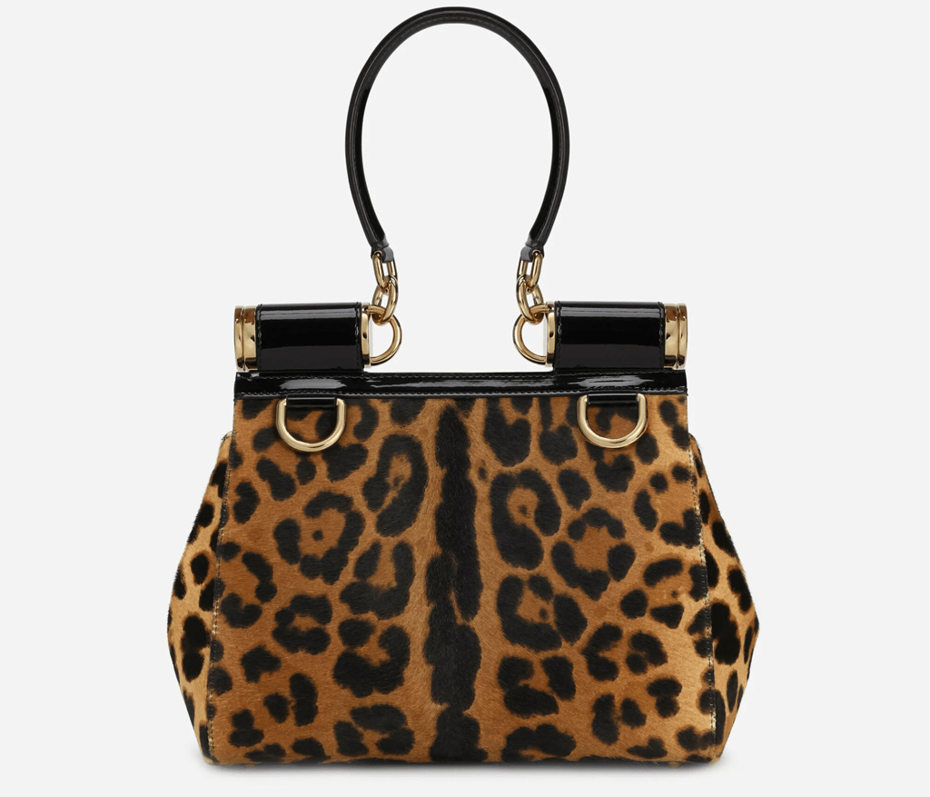 Túi Dolce & Gabbana Medium 90es 'Leopard Print' BB7018AQ291HAALM - Ảnh 4