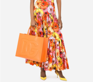 Alternative view of Túi Dolce & Gabbana Large Calfskin DG Daily Shopper 'Orange' BB7022AQ26980243