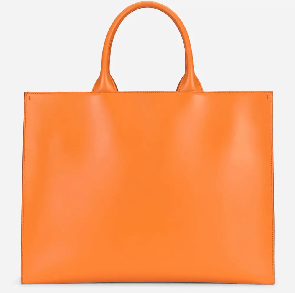 Túi Dolce & Gabbana Large Calfskin DG Daily Shopper 'Orange' BB7022AQ26980243 - Ảnh 4