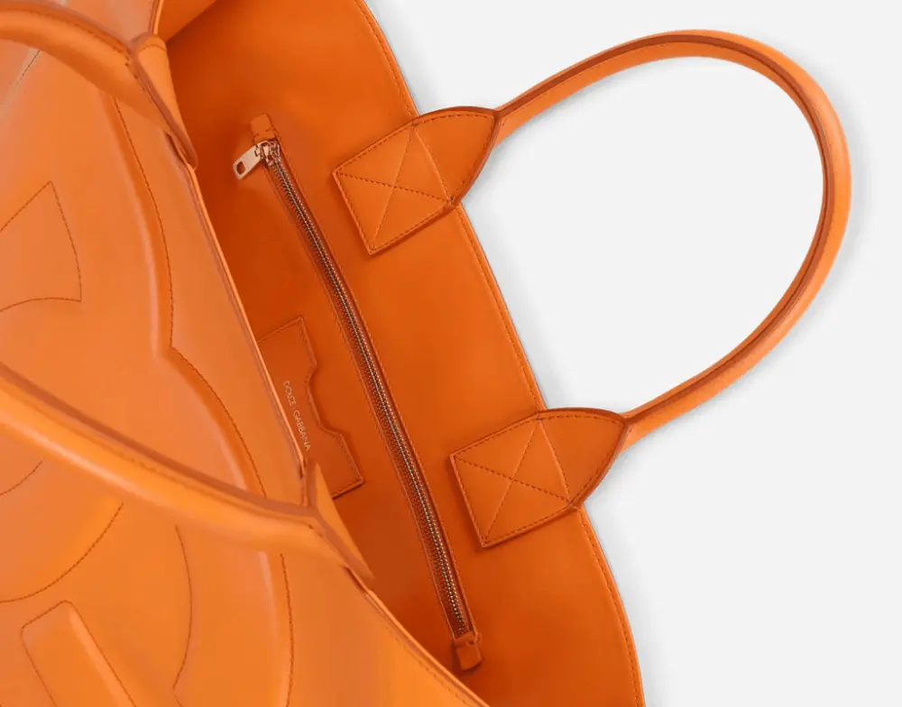 Túi Dolce & Gabbana Large Calfskin DG Daily Shopper 'Orange' BB7022AQ26980243 - Ảnh 5