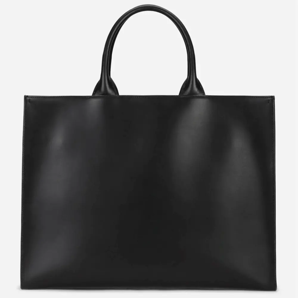 Túi Dolce & Gabbana Large Calfskin DG Daily Shopper 'Black' BB7022AQ26980999 - Ảnh 4