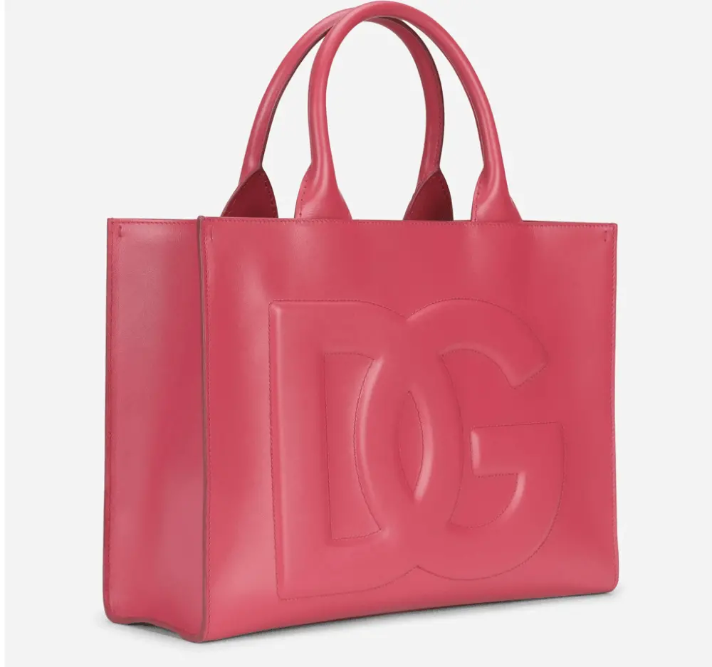 Túi Dolce & Gabbana Small Calfskin DG Daily Shopper 'Fuchsia' BB7023AQ26987392 - Ảnh 3