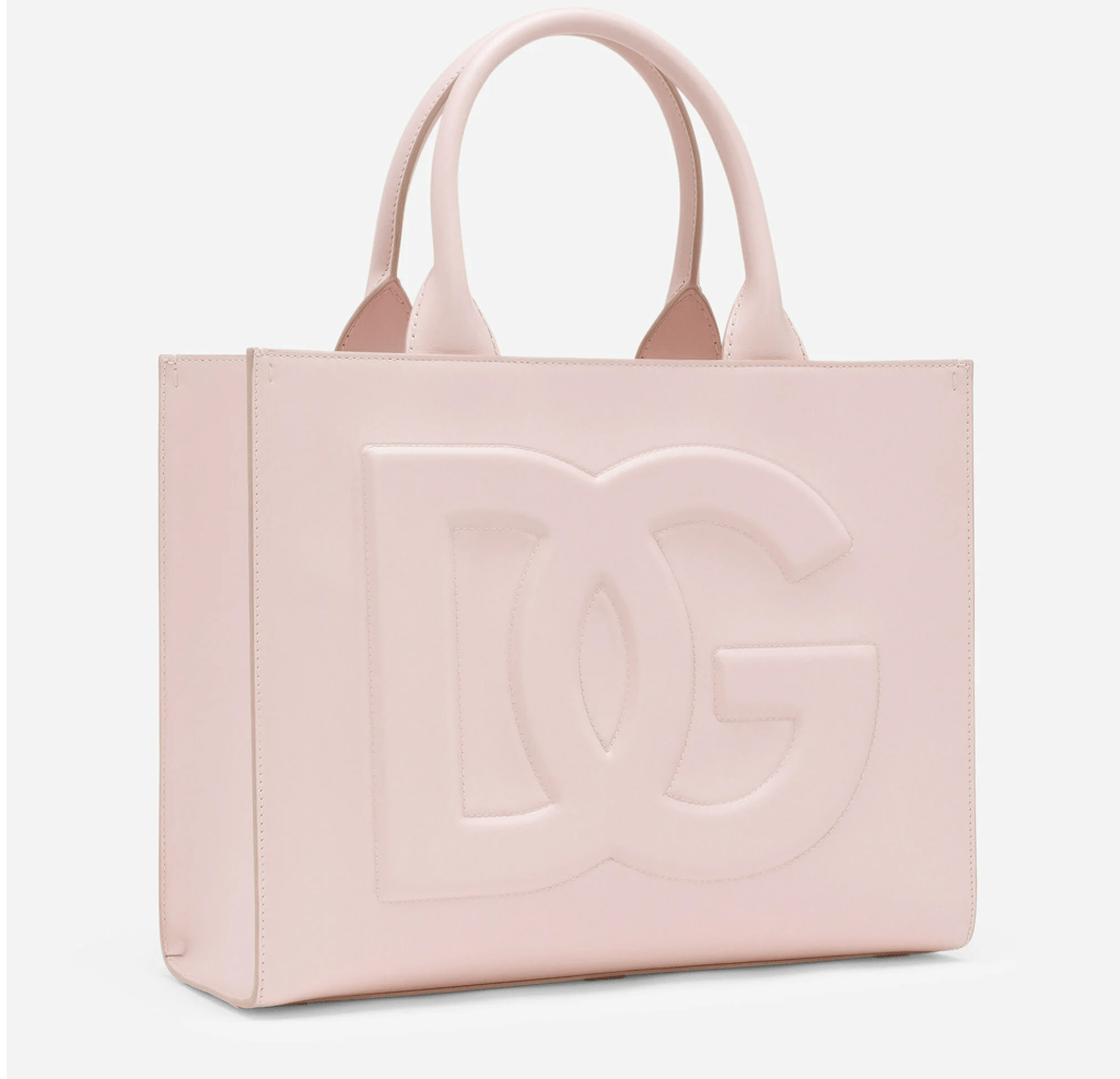 Túi Dolce & Gabbana Small Calfskin DG Daily Shopper 'Pink' BB7023AQ26987984 - Ảnh 3