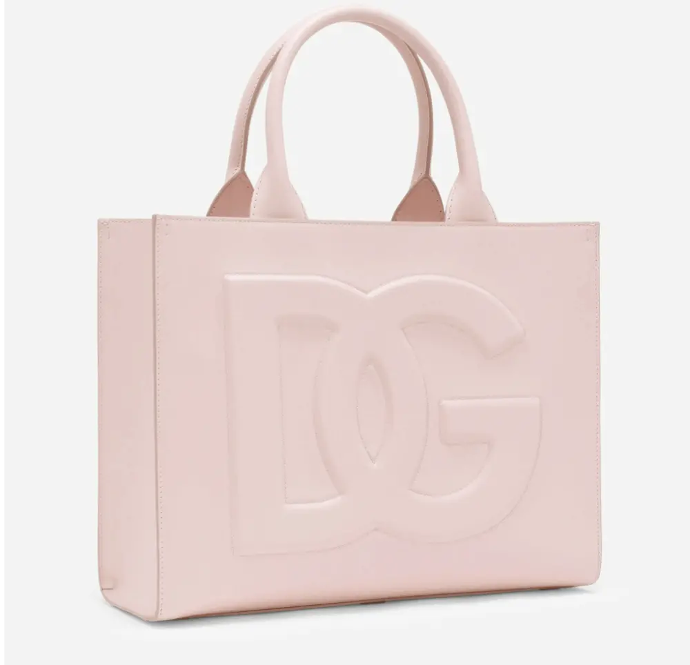 Túi Dolce & Gabbana Small Calfskin DG Daily Shopper 'Pink' BB7023AQ26987984 - Ảnh 3