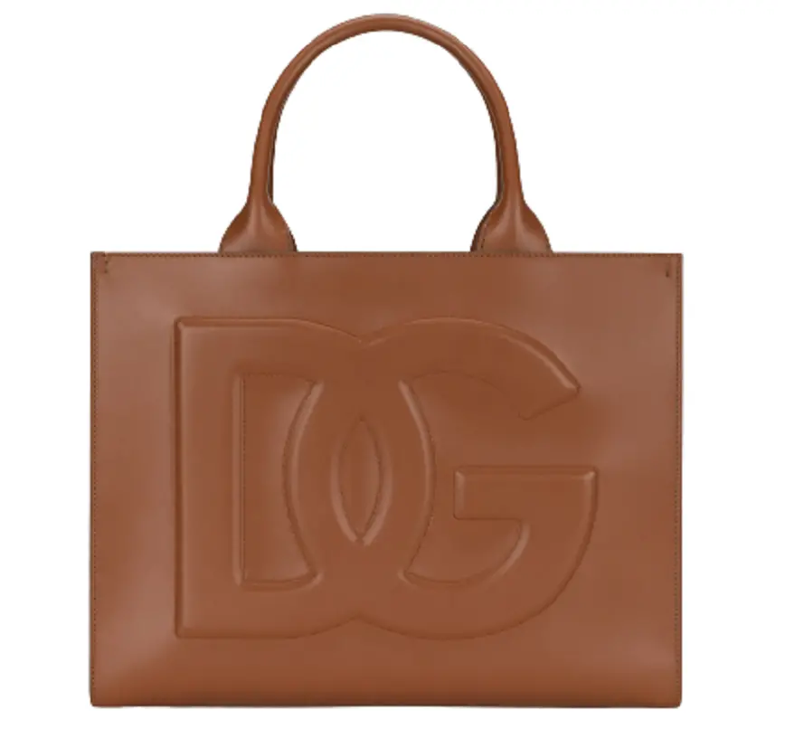 Túi Dolce & Gabbana Small Calfskin DG Daily Shopper 'Brown' BB7023AQ2698M308