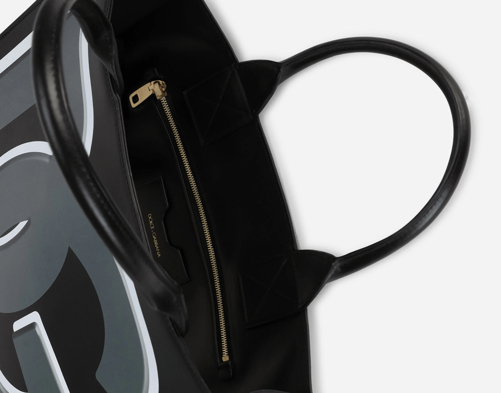 Túi Dolce & Gabbana Daily Shopper DG Logo Print 'Black' BB7023AQ276HNSXI - Ảnh 5