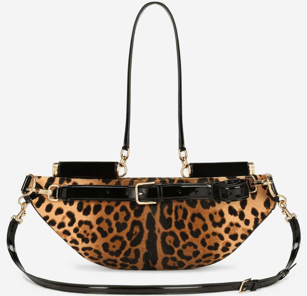 Túi Dolce & Gabbana 90s Sicily 'Leopard' BB7032AQ291HAALM - Ảnh 3