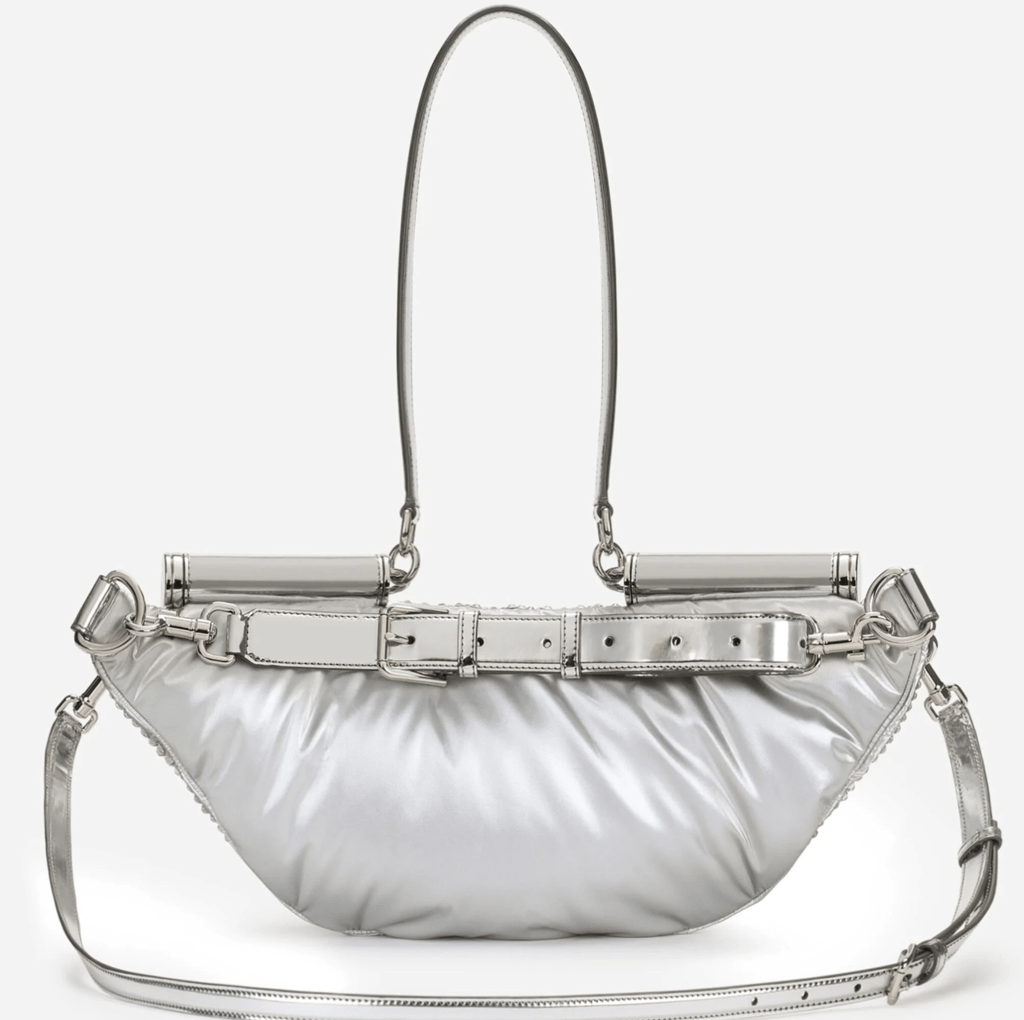 Túi Dolce & Gabbana Down Padded 90es 'Silver' BB7032AQ6228D708 - Ảnh 3