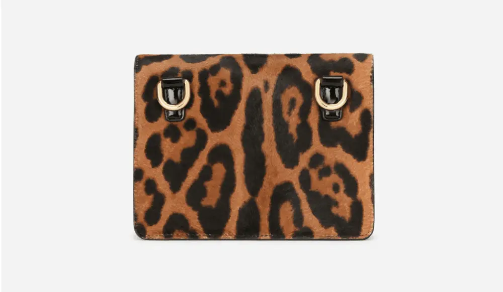Túi Dolce & Gabbana Pony Hair 'LeoPard Print' BB7037AQ291HAALM - Ảnh 4