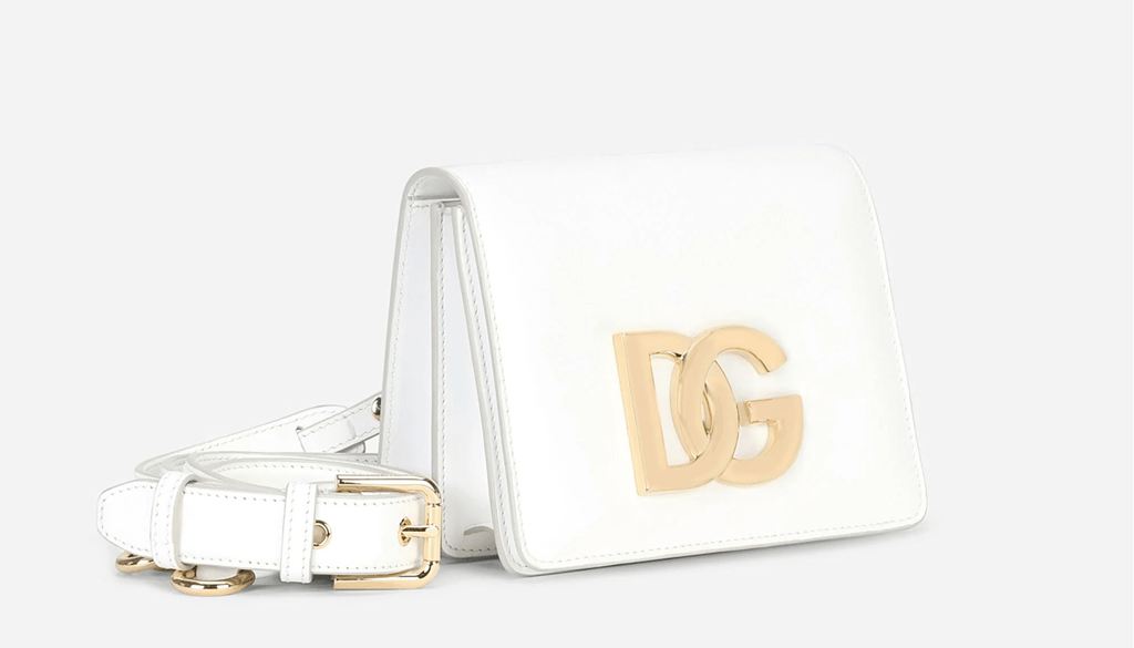 Túi Dolce & Gabbana Calfskin Crossbody 3.5 Bag 'White' BB7037AW57680002 - Ảnh 3
