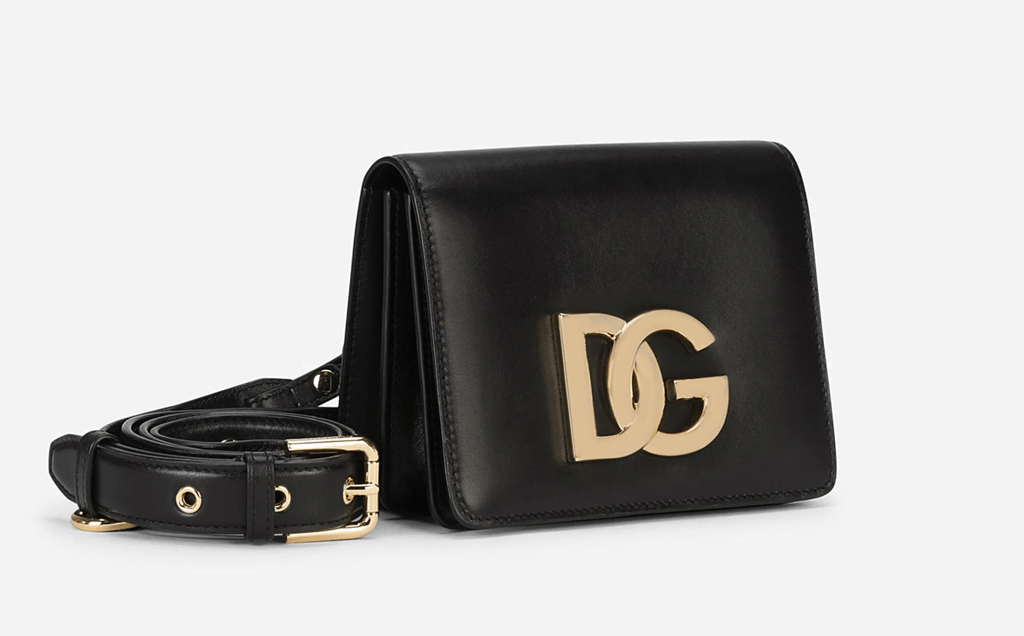Túi Dolce & Gabbana Calfskin Crossbody 3.5 Bag 'Black' BB7037AW57680999 - Ảnh 3