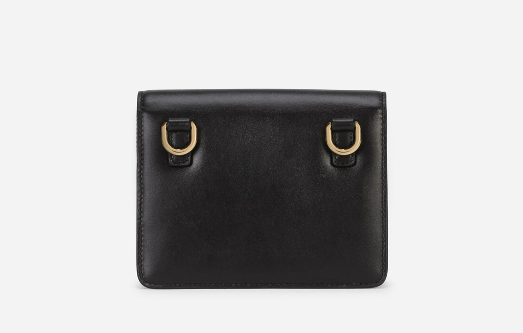 Túi Dolce & Gabbana Calfskin Crossbody 3.5 Bag 'Black' BB7037AW57680999 - Ảnh 4