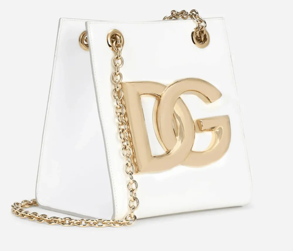 Túi Dolce & Gabbana Calfskin 3.5 Shoulder Bag 'White' BB7039AW57680002 - Ảnh 3