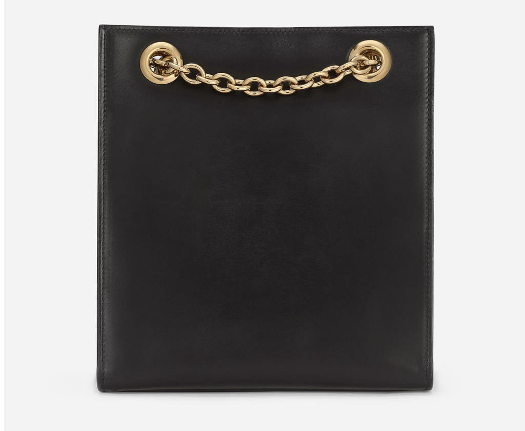 Túi Dolce & Gabbana Calfskin 3.5 Shoulder Bag 'Black' BB7039AW57680999 - Ảnh 4