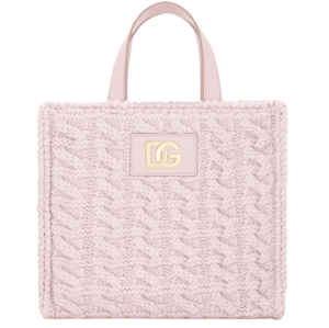 Túi Dolce & Gabbana Knit Small Beatric Shopper 'Pink' BB7049AQ14680470