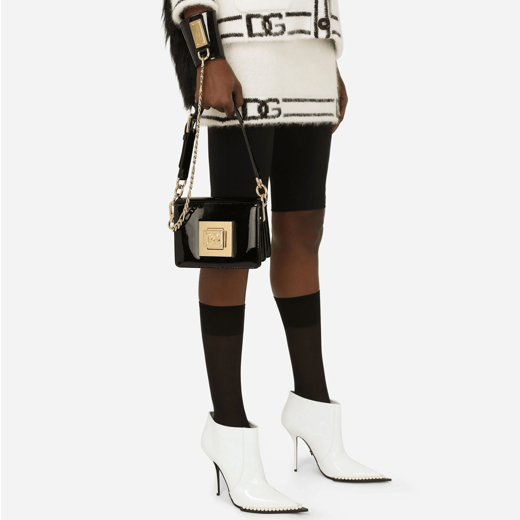 Túi Dolce & Gabbana Leather With DG Fastening BB7073AQ61880999 - Ảnh 2