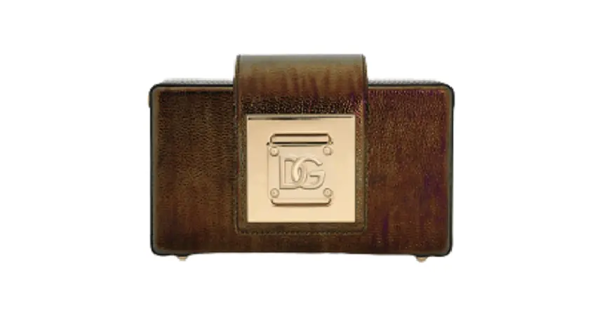 Túi Dolce & Gabbana Petroleum Calfskin Clutch With DG Fastening BB7074AQ55980995