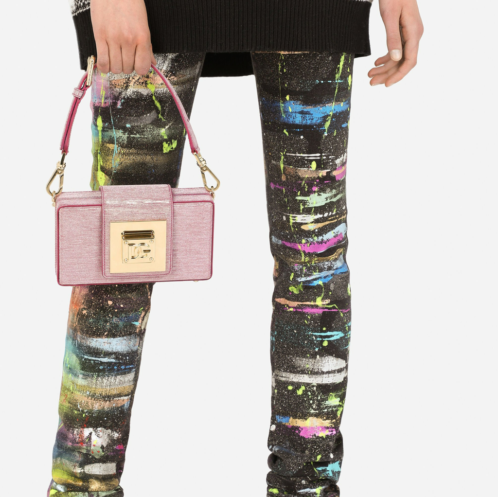 Túi Dolce & Gabbana With DG 'Fastening Pink' BB7074AQ56180400 - Ảnh 2